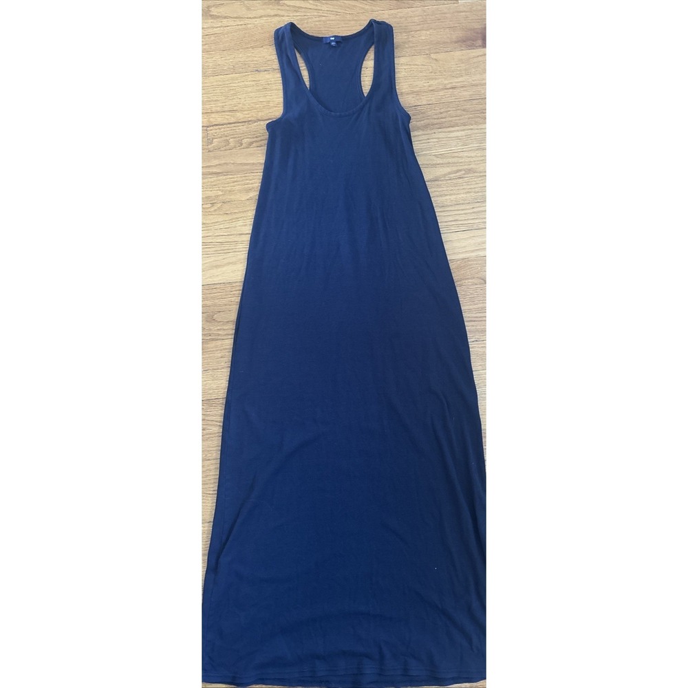 Gap Women's Size XS Racerback Tank Maxi Dress Navy